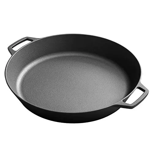 EDGING CASTING 17 inch large pre-seasoned cast iron skillet