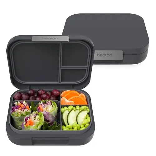 Bentgo Modern lunch box in dark gray with multiple compartments