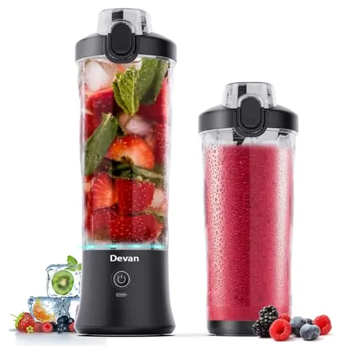Devan waterproof portable blender with diamond jar design