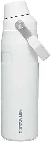 Stanley IceFlow water bottle in Alpine color with an angled spout lid and integrated handle.