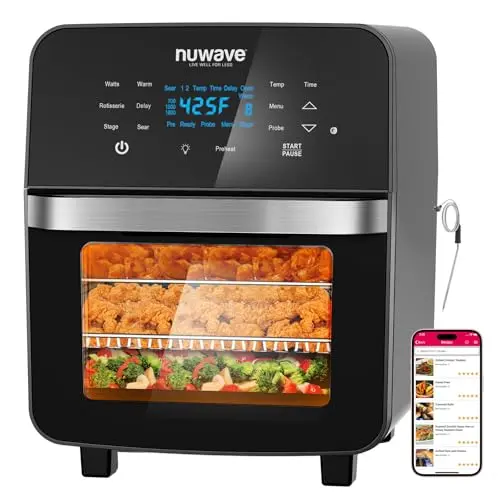Nuwave Brio 15.5-Quart Air Fryer Rotisserie Oven