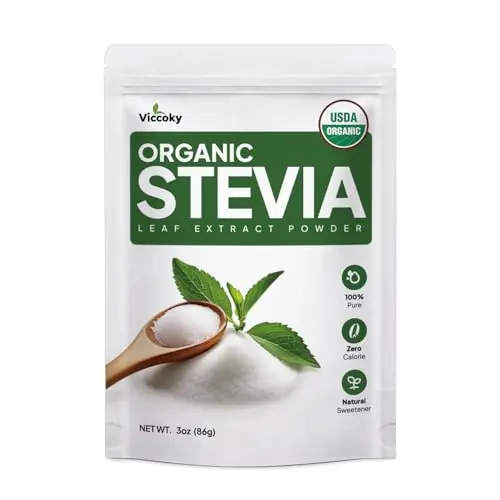 Viccoky Organic Pure Stevia Extract Powder in a bag